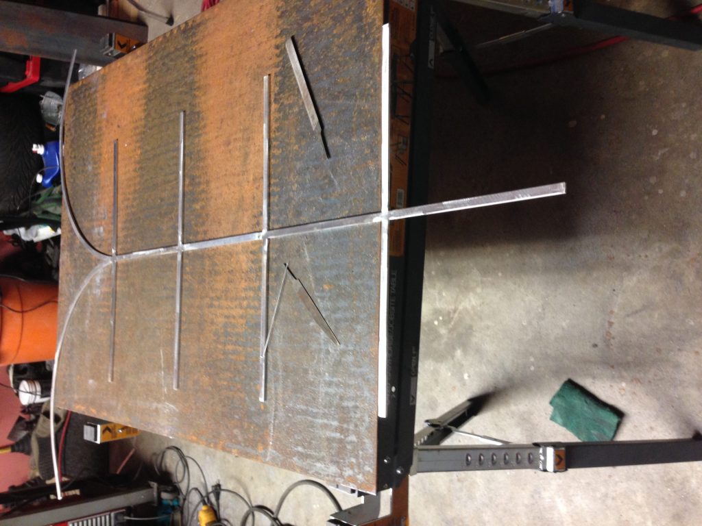 Aluminum fabricator project accomplished with GTAW welding in aluminum welding shop. JW Portable Welding & Repairs. London, Ontario, 2017