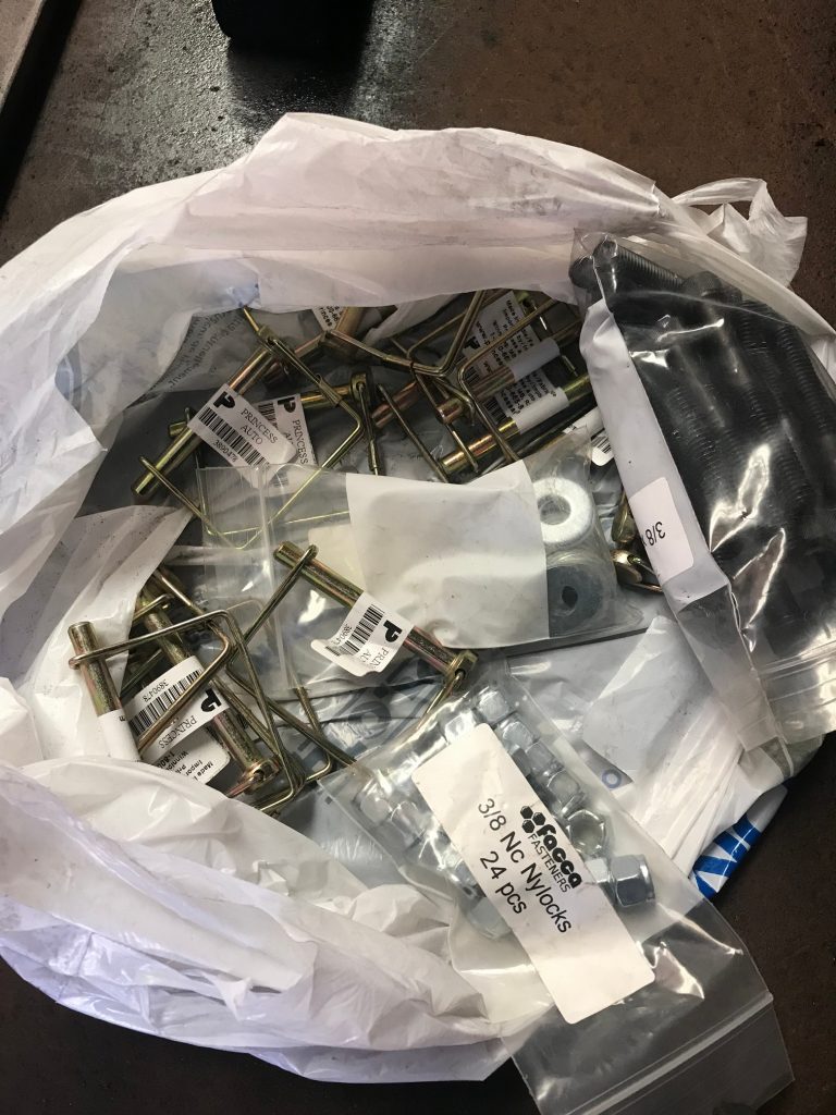 Standard hardware for our bars installation. Made by JW Portable Welding & Repair, London, Ontario, 2017