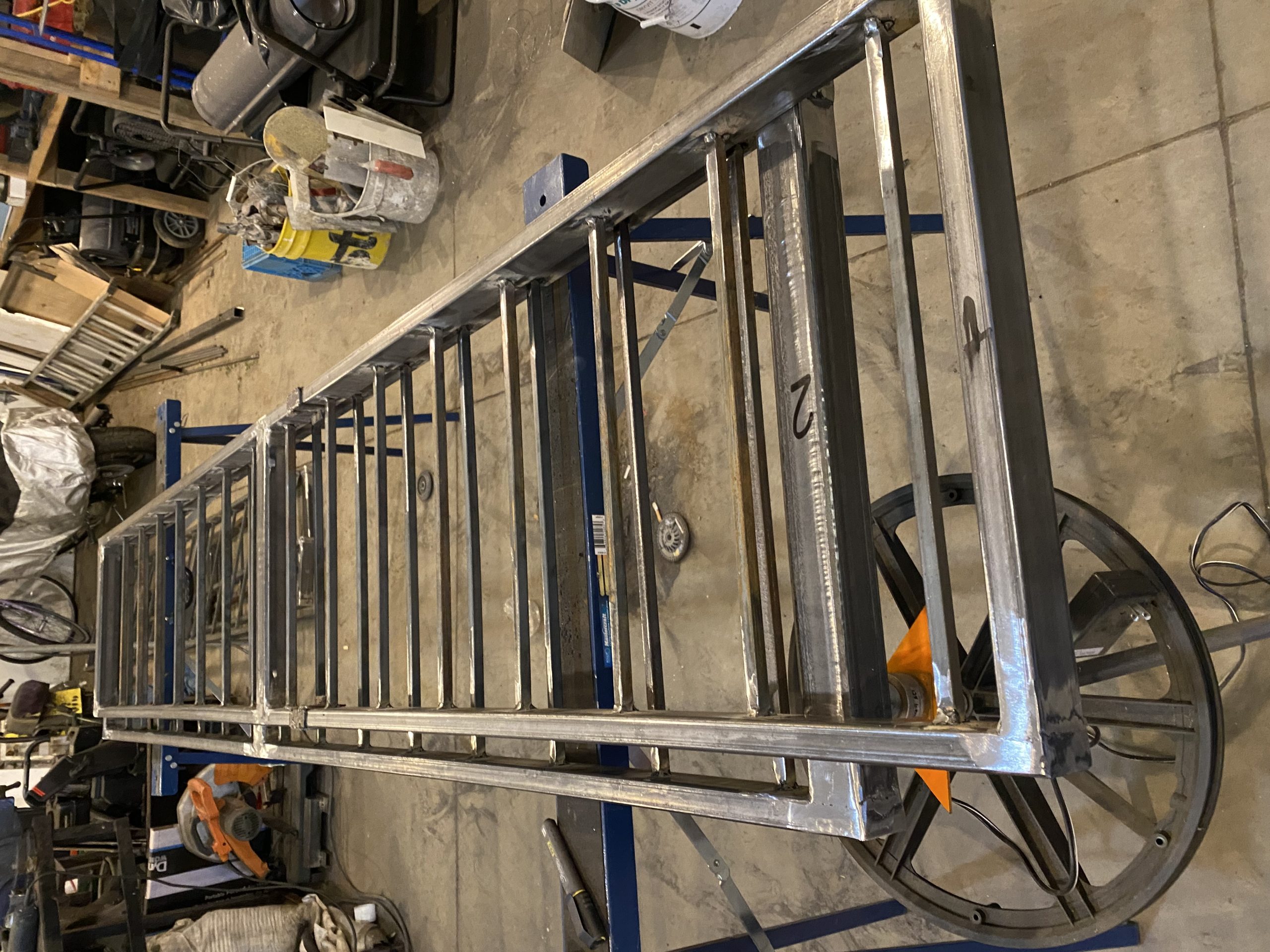 Long and heavy elements precisely fabricated. JW Portable Welding & Repairs, London, Ontario 2021