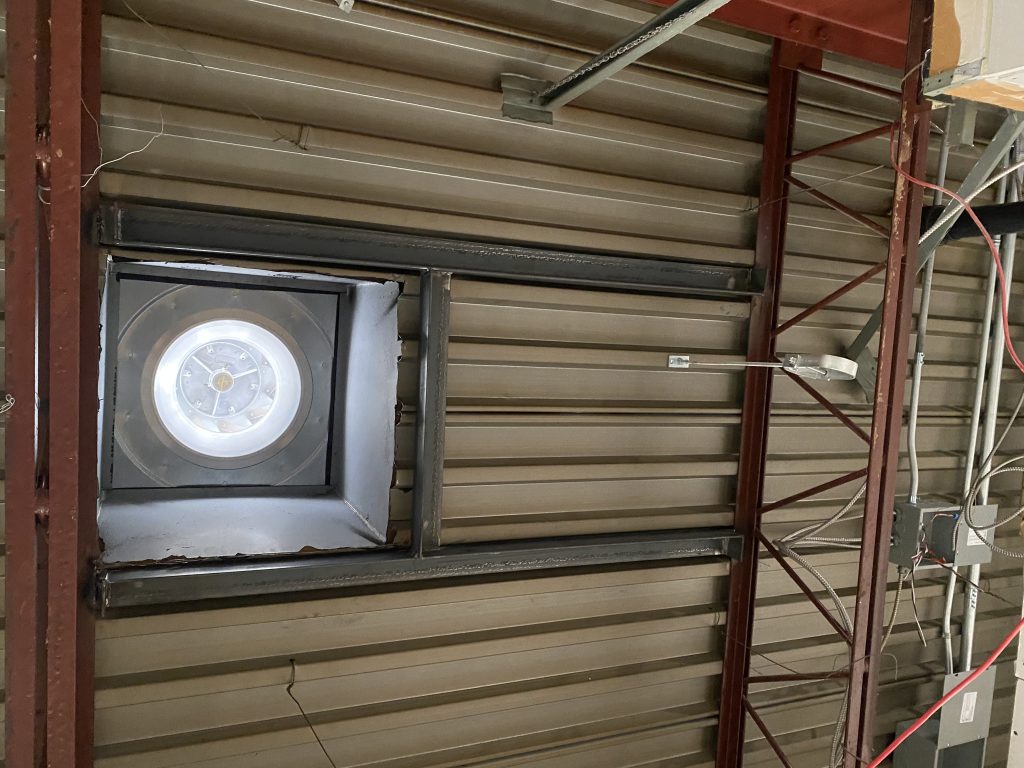 Newly welded open web steel joists reinforcements #1 small unit. JW Portable Welding & Repairs 2021