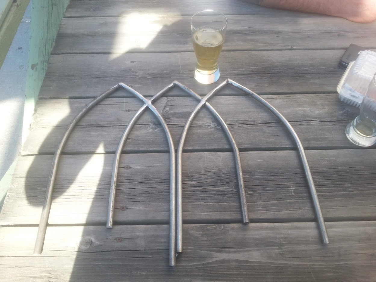 Designing of the top portion of decorative iron fence. JW Portable Welding & Repairs 2019 London, Ontario