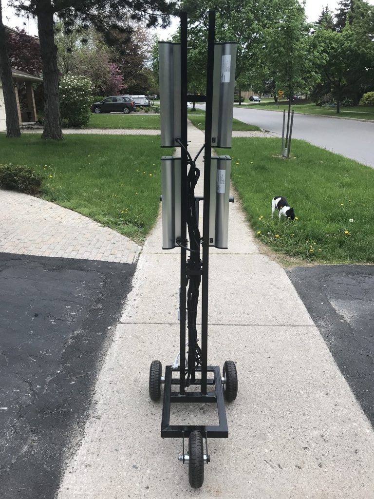 Powdery Mildew cannabis treatment pushcart. JW Portable Welding & Repairs 2017, London, Ontario