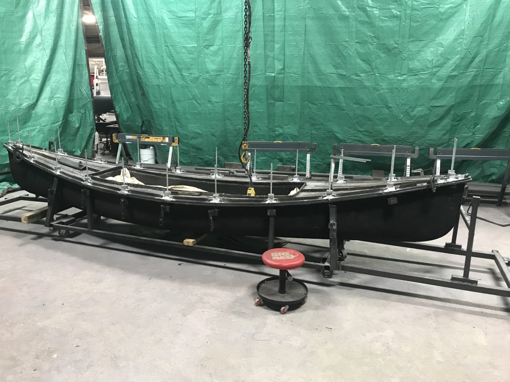 Portable aluminum fabrication of aluminum mold on client premises by portable aluminum welding services. The whole project has made our flagship project list in 2020. For JW Portable Welding, 2020, London, Ontario